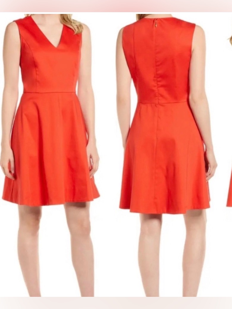 Draper James Fit And Flare Love Circle Dress Size 8